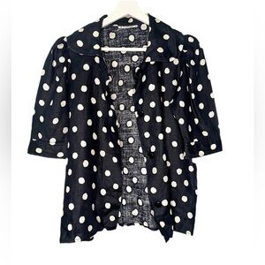 Saint Laurent - Polka Dot Shirt Size: Extra Small / 34